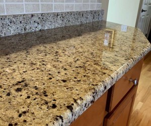 Granite kitchen restoration- Deep clean, buff and seal