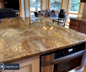 Granite kitchen clean and seal