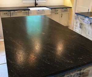 Granite kitchen restoration - Deep clean, buff and seal