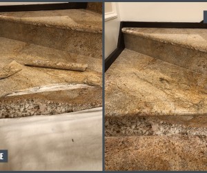 Granite step repair