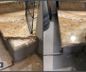 Granite step repair