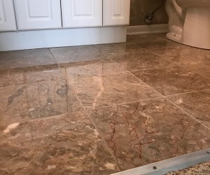 Marble floor restoration