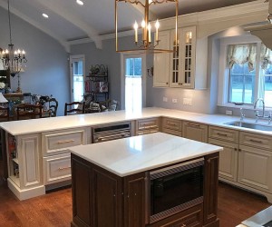 Marble kitchen counter top restoration