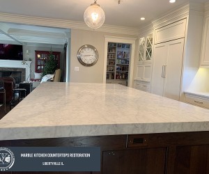 Marble kitchen restoration