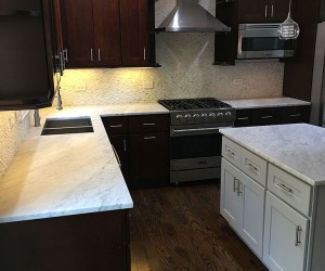 Marble kitchen restoration