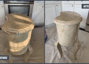 Marble table restoration