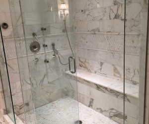 Shower cleaning and sealing
