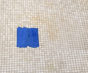 Shower floor cleaning and sealing