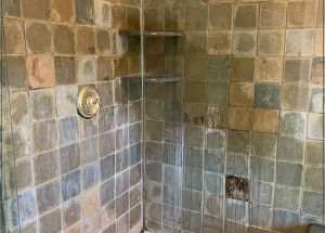 Shower Surround - Caulking, Deep Clean, Buff and Seal