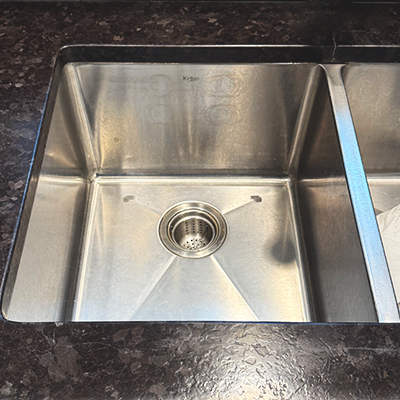 broken granite countertop restoration in Glenview