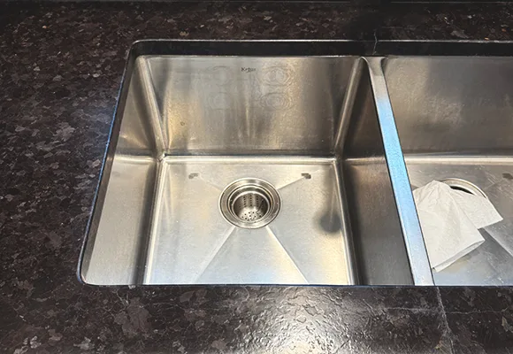 Broken Granite Countertop Repair – What Really Happened Under the Sink