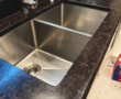 Broken granite countertop repair in Glenview