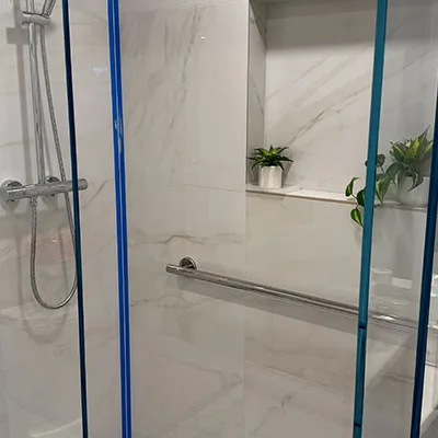 Shower caulking